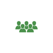 A group of people are standing in front of each other.